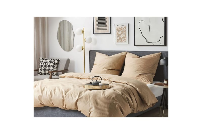 Påslakanset Avondale Beige, 200x135 cm - Beige, 200x135 cm - Textil & mattor - Sängkläder - Täcke