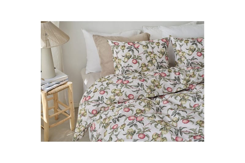 Påslakanset Enkelsäng 2-Dels Äppellunden Multi - Grå - Textil & mattor - Sängkläder - Bäddset & påslakanset