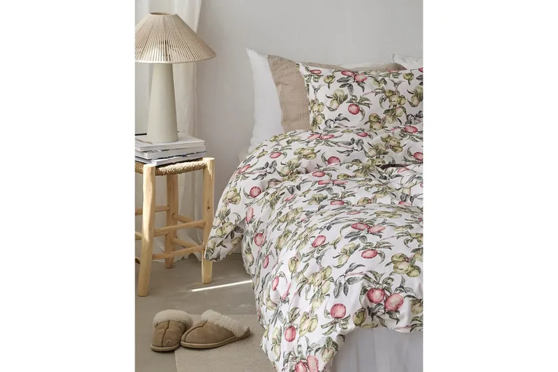 Påslakanset Enkelsäng 2-Dels Äppellunden Multi - Grå - Textil & mattor - Sängkläder - Täcke