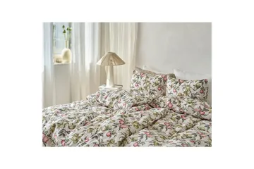 Påslakanset Enkelsäng 2-Dels Äppellunden Multi - Grå - Textil & mattor - Sängkläder - Bäddset & påslakanset
