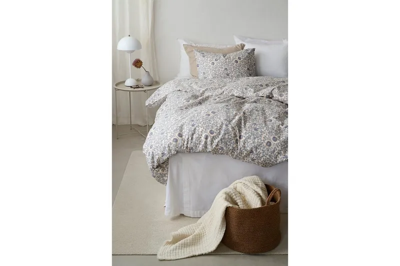 Påslakanset Enkelsäng 2-Dels Botanique - Blå - Textil & mattor - Sängkläder - Täcke