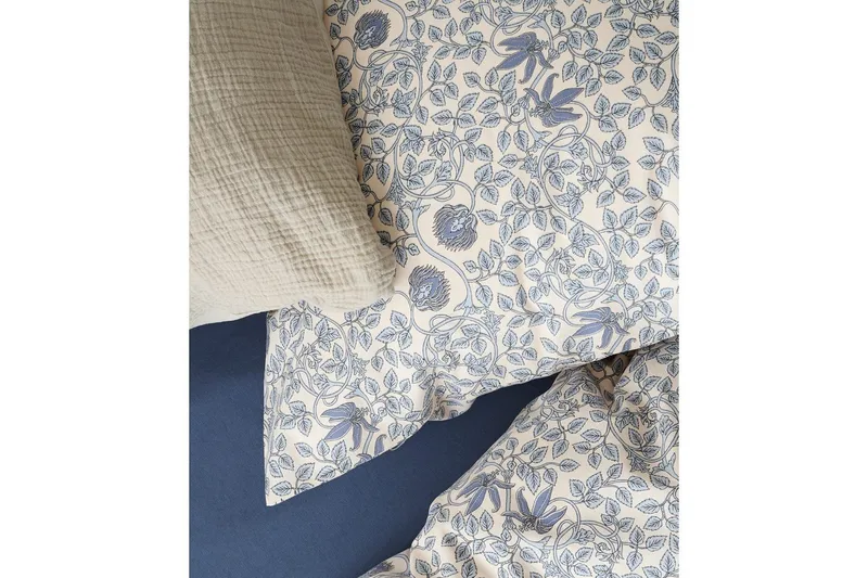 Påslakanset Enkelsäng 2-Dels Botanique - Blå - Textil & mattor - Sängkläder - Täcke