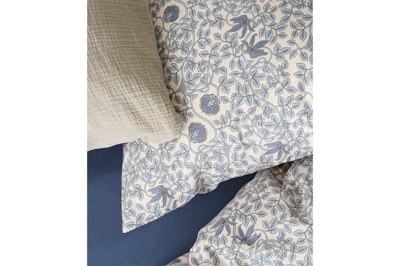 Påslakanset Enkelsäng 2-Dels Botanique - Blå - Textil & mattor - Sängkläder - Bäddset & påslakanset