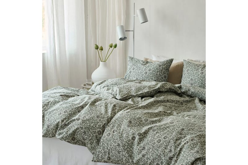 Påslakanset Enkelsäng 2-Dels Botanique - Grön - Textil & mattor - Sängkläder - Bäddset & påslakanset