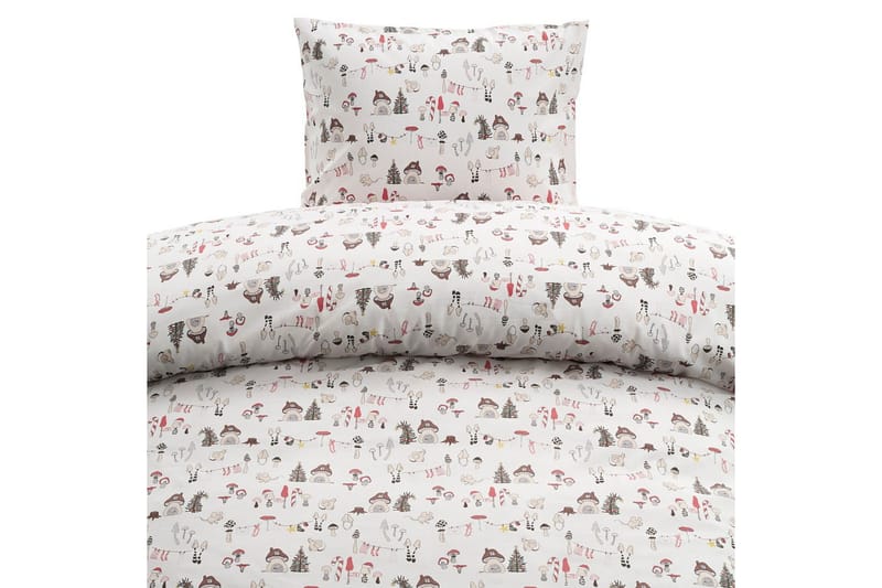 Påslakanset Enkelsäng 2-Dels Fingal Jul Vit - Vit - Textil & mattor - Sängkläder - Täcke