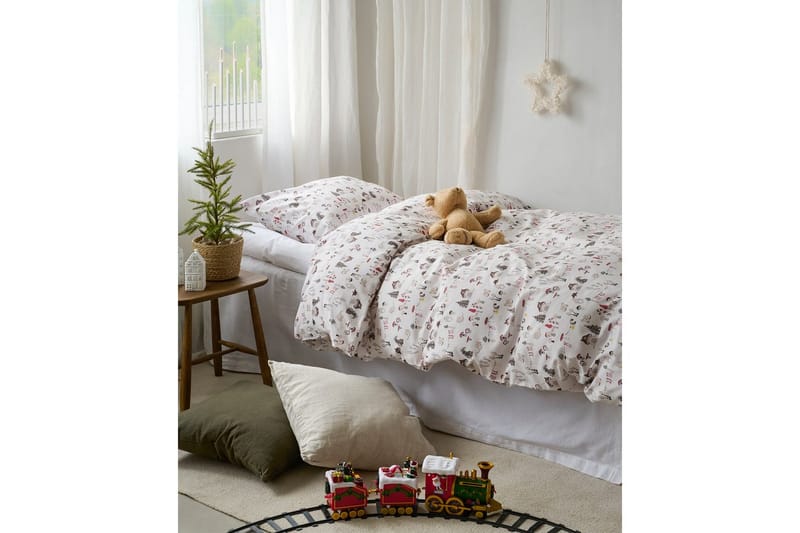 Påslakanset Enkelsäng 2-Dels Fingal Jul Vit - Vit - Textil & mattor - Sängkläder - Täcke