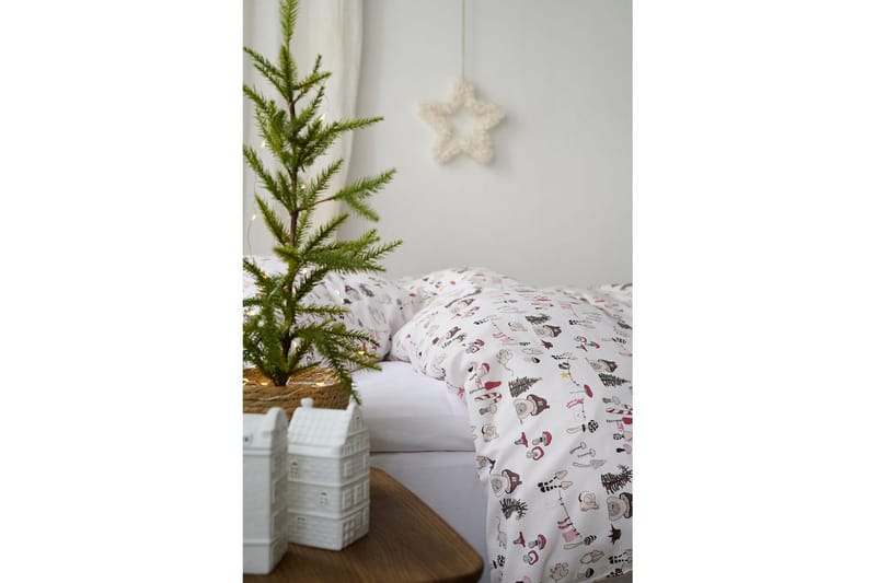 Påslakanset Enkelsäng 2-Dels Fingal Jul Vit - Vit - Textil & mattor - Sängkläder - Täcke