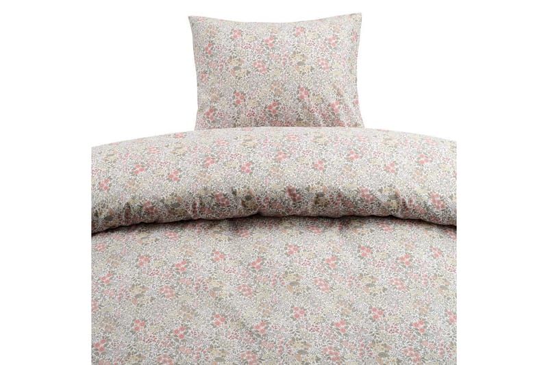 Påslakanset Enkelsäng 2-Dels Floret Sand - Brun - Textil & mattor - Sängkläder - Täcke