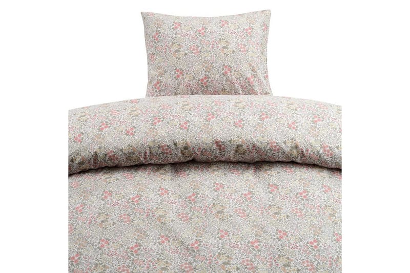 Påslakanset Enkelsäng 2-Dels Floret Sand - Brun - Textil & mattor - Sängkläder - Täcke