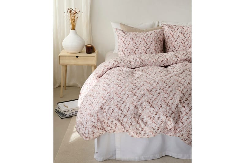 Påslakanset Enkelsäng 2-Dels Havtorn Peach - Brun - Textil & mattor - Sängkläder - Bäddset & påslakanset