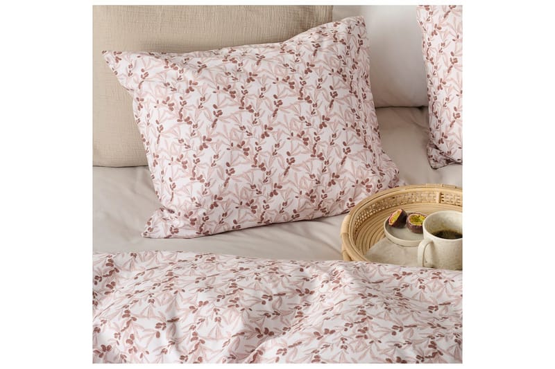 Påslakanset Enkelsäng 2-Dels Havtorn Peach - Brun - Textil & mattor - Sängkläder - Bäddset & påslakanset