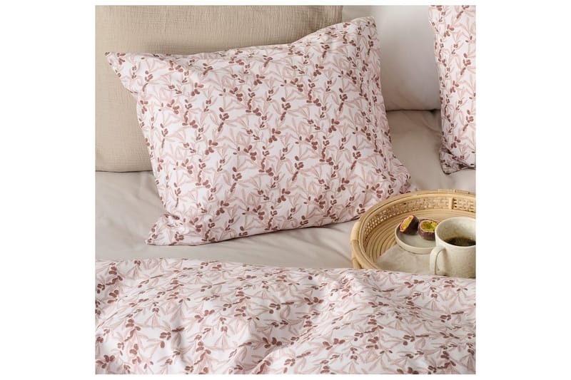 Påslakanset Enkelsäng 2-Dels Havtorn Peach - Brun - Textil & mattor - Sängkläder - Täcke