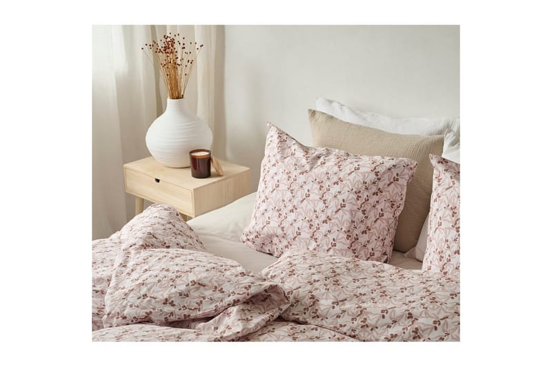 Påslakanset Enkelsäng 2-Dels Havtorn Peach - Brun - Textil & mattor - Sängkläder - Bäddset & påslakanset