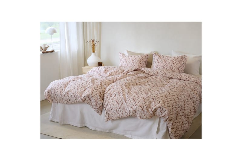 Påslakanset Enkelsäng 2-Dels Havtorn Peach - Brun - Textil & mattor - Sängkläder - Bäddset & påslakanset