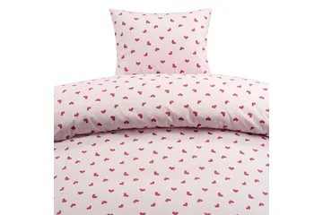 Påslakanset Enkelsäng 2-Dels Hjärtrud