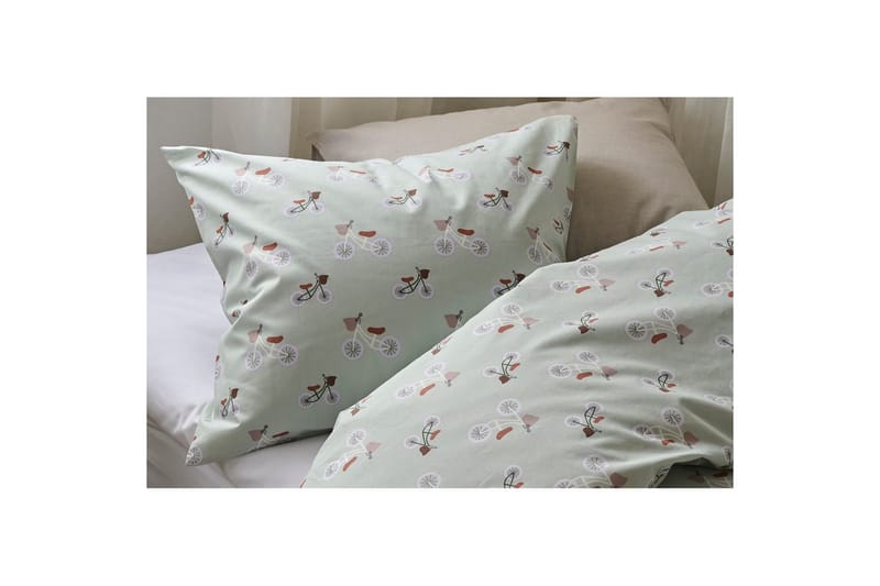 Påslakanset Enkelsäng 2-Dels Plingeling Grön - Grön - Textil & mattor - Sängkläder - Täcke