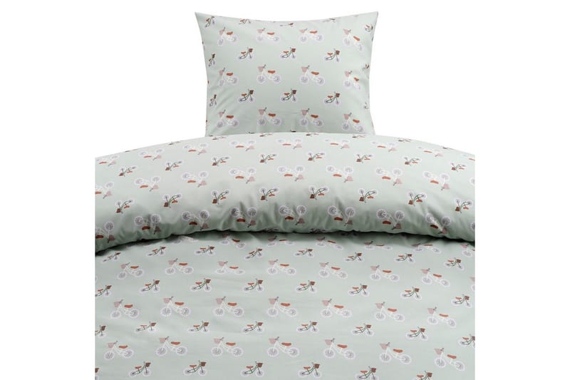 Påslakanset Enkelsäng 2-Dels Plingeling Grön - Grön - Textil & mattor - Sängkläder - Täcke