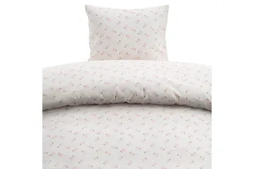 Påslakanset Enkelsäng 2-Dels Päron Rosa