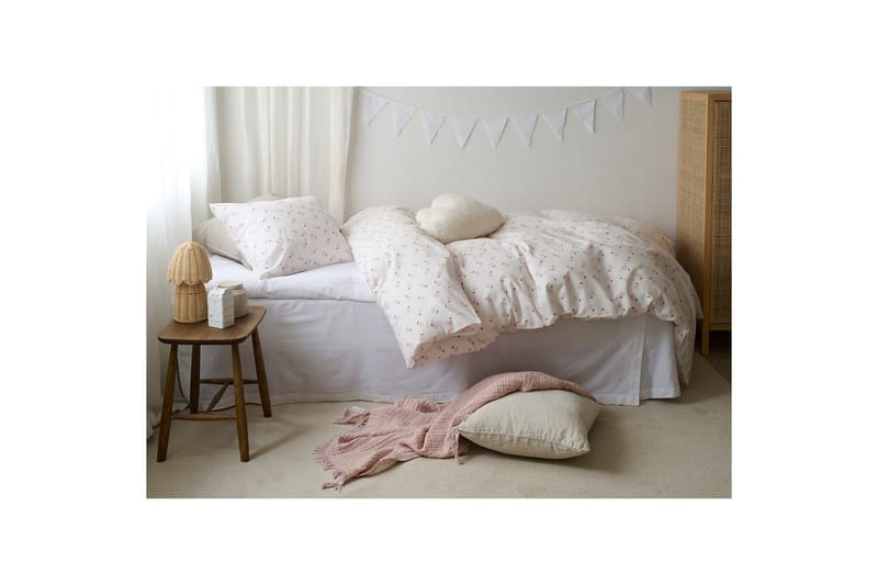 Påslakanset Enkelsäng 2-Dels Päron Rosa - Rosa - Textil & mattor - Sängkläder - Täcke