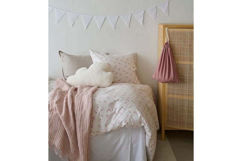 Påslakanset Enkelsäng 2-Dels Päron Rosa - Rosa - Textil & mattor - Sängkläder - Täcke