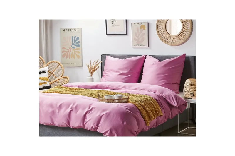 Påslakanset Harmonridge Rosa, 220x155 cm - Rosa, 220x155 cm - Textil & mattor - Sängkläder - Bäddset & påslakanset