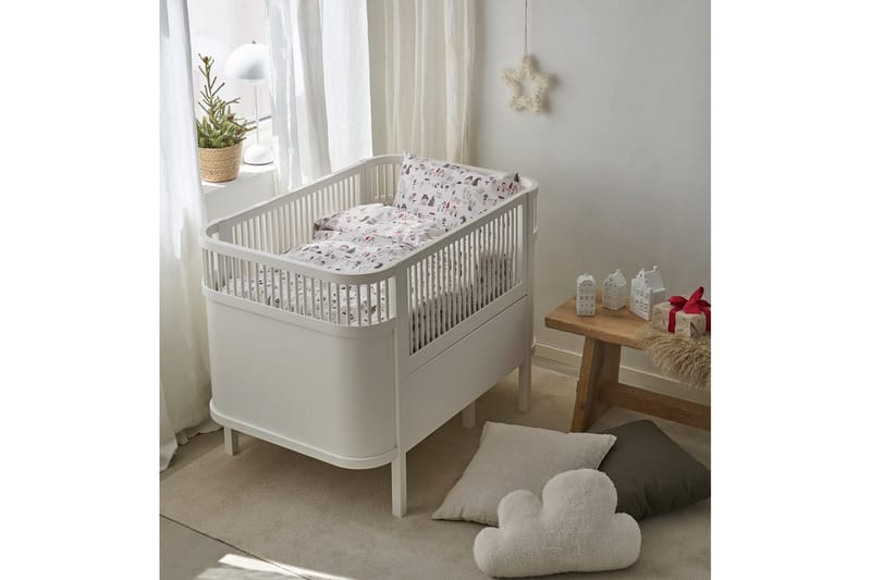 Påslakanset till Spjälsäng 2-Dels Fingal Jul Vit - Vit - Textil & mattor - Sängkläder - Täcke