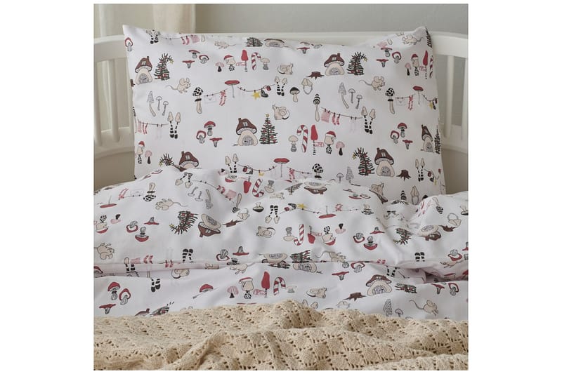 Påslakanset till Spjälsäng 2-Dels Fingal Jul Vit - Vit - Textil & mattor - Sängkläder - Täcke