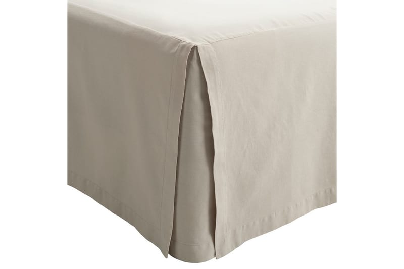 Sängkappa 180 x 200 + 58 cm Greige - Greige - Textil & mattor - Sängkläder - Sängkappa & kantklädsel - Sängkappa kontinentalsäng
