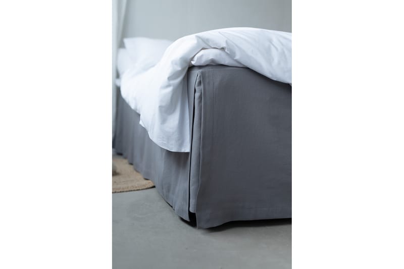 Sängkappa 90x200 cm Mörkgrå - Sängkappa kontinentalsäng - Sängkappa enkelsäng