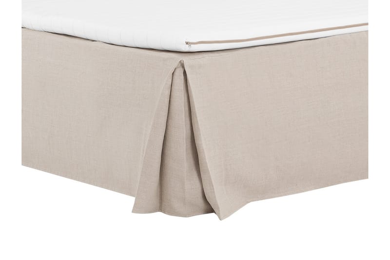 Ava Sängkappa 160x200 cm - Beige - Textil & mattor - Sängkläder - Sängkappa & kantklädsel - Sängkappa dubbelsäng