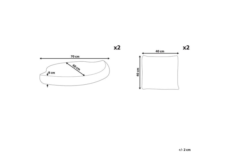 Kuddfodral Capri - Utemöbler - Dynor - Dynöverdrag & utomhusklädsel