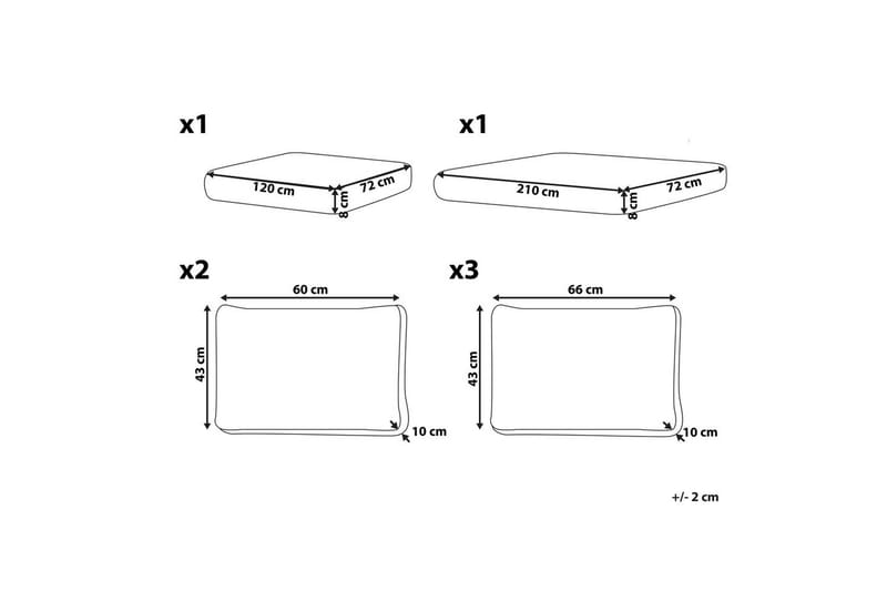 Kuddfodral Lanciano - Utemöbler - Dynor - Dynöverdrag & utomhusklädsel