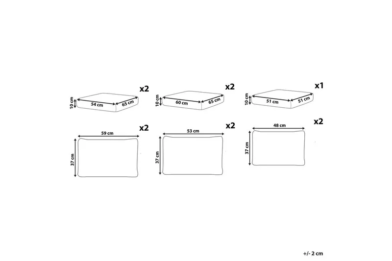 Kuddfodral Milano - Utemöbler - Dynor - Dynöverdrag & utomhusklädsel