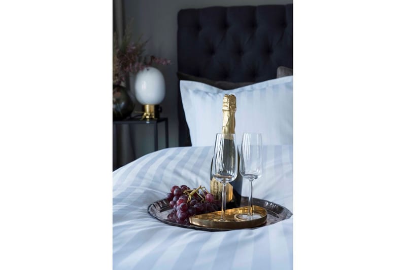 Påslakan Hotell Satinrand 28 mm 150 x 230 cm Vit - Textil & mattor - Sängkläder - Täcke - Dubbeltäcke