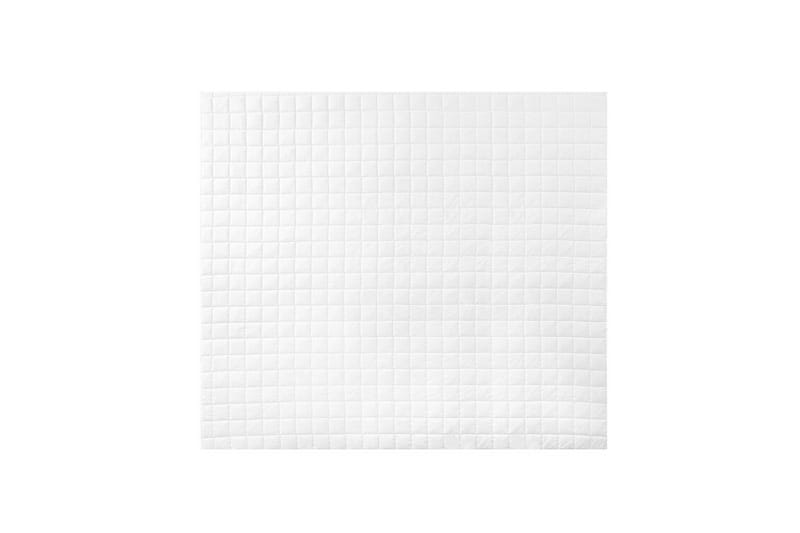 Täcke 220 x 240 cm JANNU - Vit - Textil & mattor - Sängkläder - Täcke - Dubbeltäcke