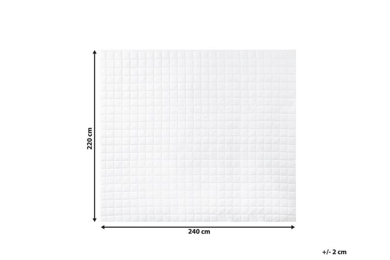 Täcke 220 x 240 cm JANNU - Vit - Textil & mattor - Sängkläder - Täcke - Dubbeltäcke