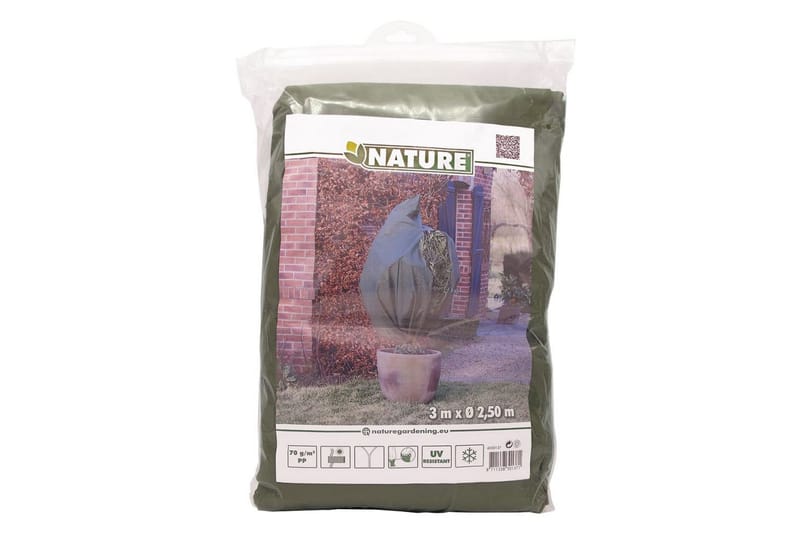 Nature Frostskydd för växter fleece 70 g/m grön 2,5x3 m - Grön - Täcke