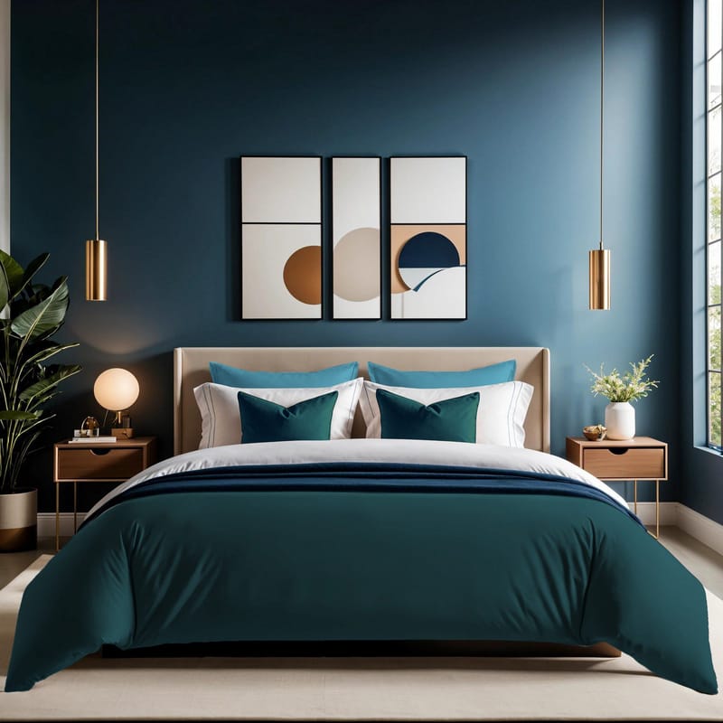 Veyloren Påslakan 240x220 cm - Petrolgrön - Textil & mattor - Barntextilier - Barnsängkläder - Spjälsäng sängkläder - Lakan spjälsäng