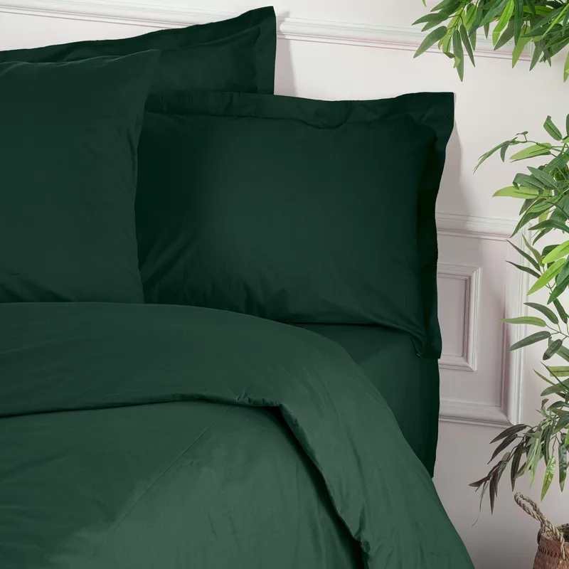 Veyloren Påslakan 240x220 cm - Mörkgrön - Textil & mattor - Barntextilier - Barnsängkläder - Spjälsäng sängkläder - Lakan spjälsäng