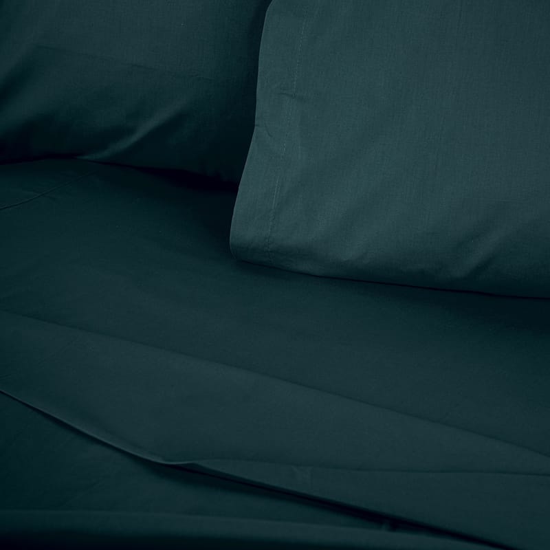 Veyloren Påslakan 240x220 cm - Petrolgrön - Textil & mattor - Barntextilier - Barnsängkläder - Spjälsäng sängkläder - Lakan spjälsäng