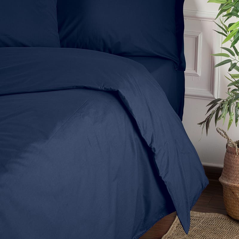 Veyloren Påslakan 240x220 cm - Mörkblå - Textil & mattor - Barntextilier - Barnsängkläder - Spjälsäng sängkläder - Lakan spjälsäng