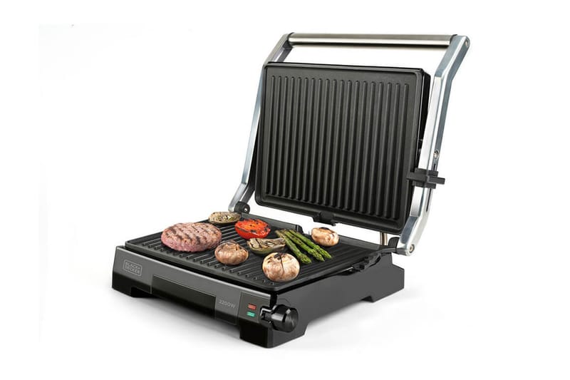 Bordsgrill Black+Decker Temp Control 2200W Borstat Stål - Grå - Trädgård & spabad - Grillar & matlagning utomhus - Övriga grillar - Bärbar grill & campinggrill