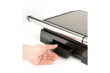 Bordsgrill Black+Decker Temp Control 2200W Borstat Stål - Grå - Trädgård & spabad - Grillar & matlagning utomhus - Övriga grillar - Bärbar grill & campinggrill