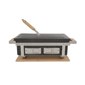 Japansk Hibachi Grill | Fyrkantig bordsgrill i keramik | 40×22×17 cm - Trädgård & spabad - Grillar & matlagning utomhus - Övriga grillar - Bärbar grill & campinggrill