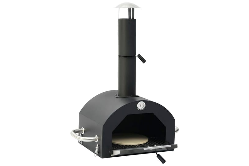 Pizzaugn med pizzasten - Svart - Trädgård & spabad - Grillar & matlagning utomhus - Övriga grillar - Pizzaugn & vedugn