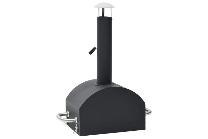 Pizzaugn med pizzasten - Svart - Trädgård & spabad - Grillar & matlagning utomhus - Övriga grillar - Pizzaugn & vedugn