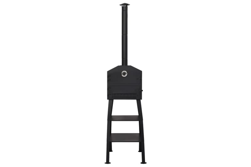 Pizzaugn koleldad med 2 tegelplattor - Svart - Trädgård & spabad - Grillar & matlagning utomhus - Övriga grillar - Pizzaugn & vedugn