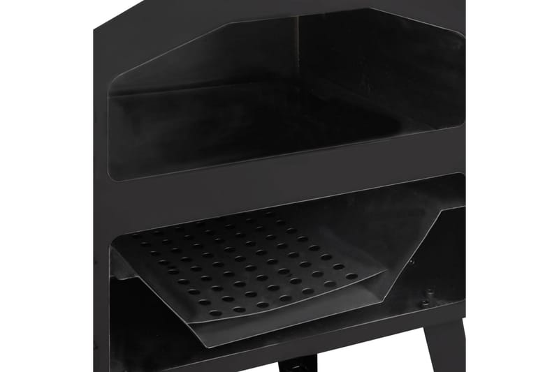 Pizzaugn koleldad med 2 tegelplattor - Svart - Trädgård & spabad - Grillar & matlagning utomhus - Övriga grillar - Pizzaugn & vedugn