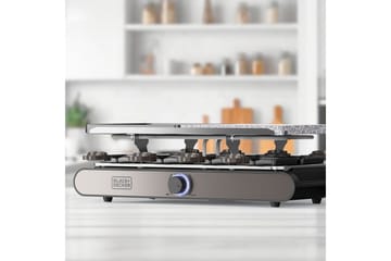 Raclettegrill Black+Decker - Silver - Trädgård & spabad - Grillar & matlagning utomhus - Övriga grillar - Raclettegrillar