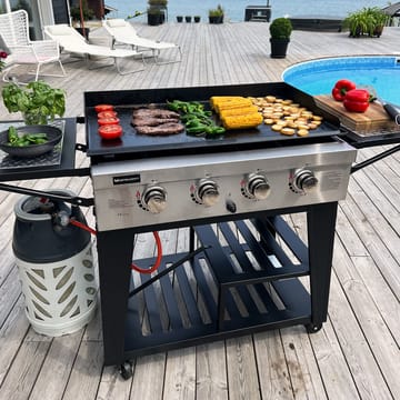 Gasoldrivet stekbord 16 kW | 4 rostfria brännare | Lockhart - Trädgård & spabad - Grillar & matlagning utomhus - Gasolgrill